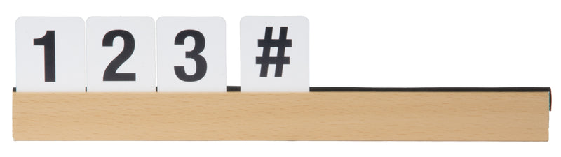 Load image into Gallery viewer, Securit Wall Board - Letter Shelf - Teak 2,5x25x1cm - Pack of 6
