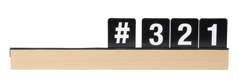 Load image into Gallery viewer, Securit Wall Board - Letter Shelf - Teak 2,5x25x1cm - Pack of 6
