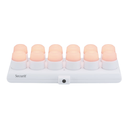 Securit Lighting - Rechargeable Tea Light Set Amsterdam in RGB + Warm White - Pack of 6