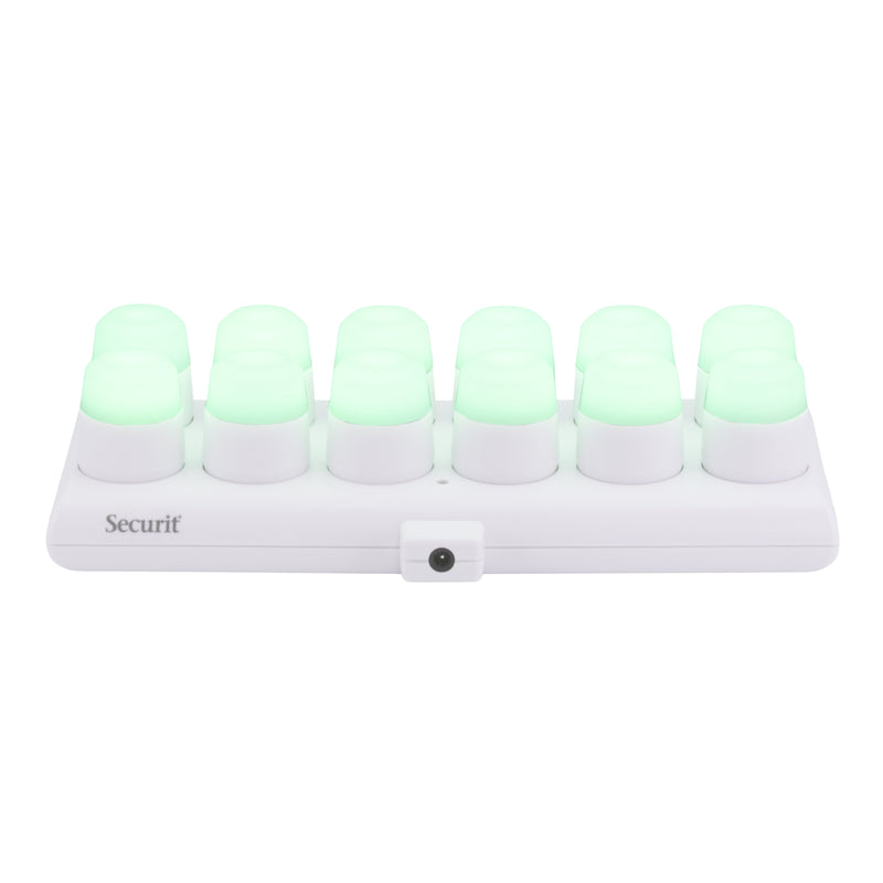 Load image into Gallery viewer, Securit Lighting Set - Amsterdam Rechargeable Tea Lights RGB + Warm White (6 Sets of 12) + 4 Replacement Tea Lights
