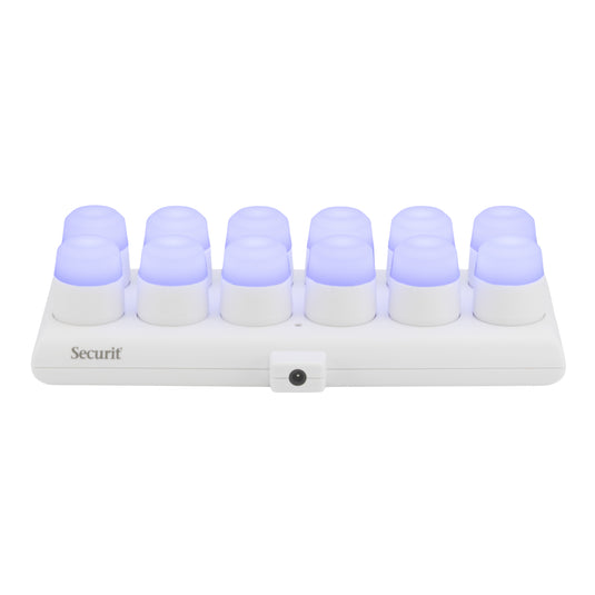 Securit Lighting - Rechargeable Tea Light Set Amsterdam in RGB + Warm White - Pack of 6