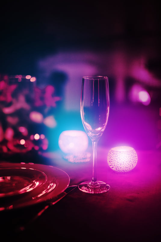 Securit Lighting - Rechargeable Tea Light Set Amsterdam in RGB + Warm White - Pack of 6 – in use