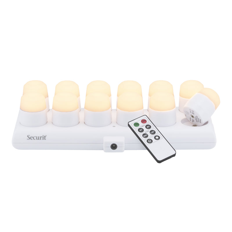 Load image into Gallery viewer, Securit Lighting - Rechargeable Tea Light Set Amsterdam in Warm White - Pack of 6
