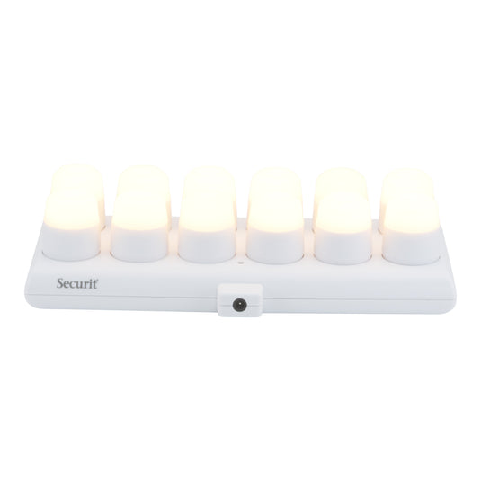 Securit Lighting - Rechargeable Tea Light Set Amsterdam in Warm White - Pack of 6