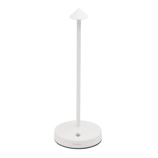 Securit Lighting Set - Angelina Table Lamps White (Pack of 6) + 10-Port Multicharger