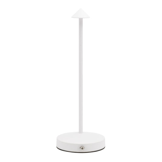 Securit Lighting Set - Angelina Table Lamps White (Pack of 6) + 10-Port Multicharger