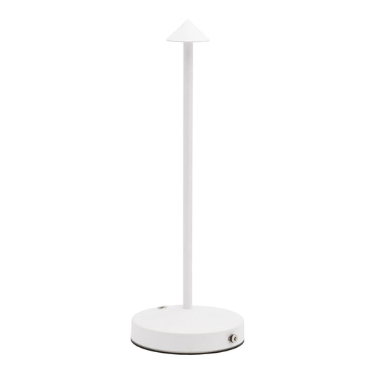 Securit Lighting Set - Angelina Table Lamps White (Pack of 6) + 10-Port Multicharger