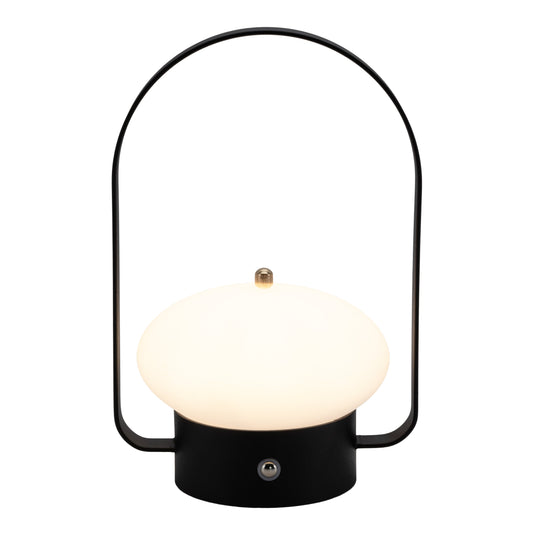 Securit Lighting Set - Barcelona Table Lamps Black (Pack of 6) + 10-Port Multicharger