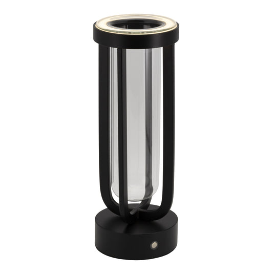 Securit Lighting - Wireless Table Vase Lamp Florence in Black - Pack of 6