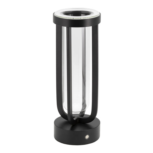 Securit Lighting - Wireless Table Vase Lamp Florence in Black - Pack of 6