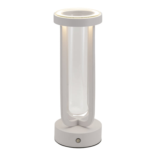 Securit Lighting Set - Florence Table Lamps White (Pack of 6) + 10-Port Multicharger