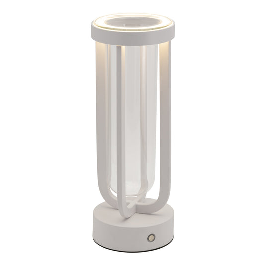 Securit Lighting Set - Florence Table Lamps White (Pack of 6) + 10-Port Multicharger
