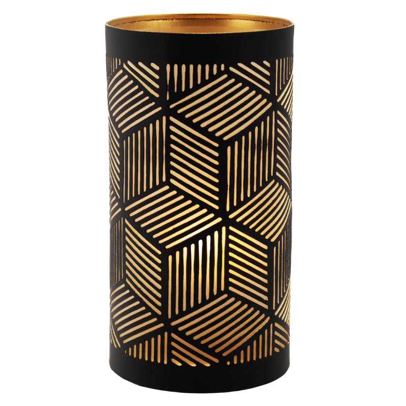 Load image into Gallery viewer, Love &amp; Candlelight Party Set - Love &amp; Kiss Chalkboards + 24 Santorini Black &amp; Gold Tealight Holders + Gold &amp; Silver Markers

