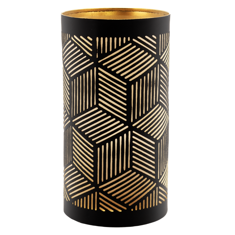 Load image into Gallery viewer, Love &amp; Candlelight Party Set - Love &amp; Kiss Chalkboards + 24 Santorini Black &amp; Gold Tealight Holders + Gold &amp; Silver Markers
