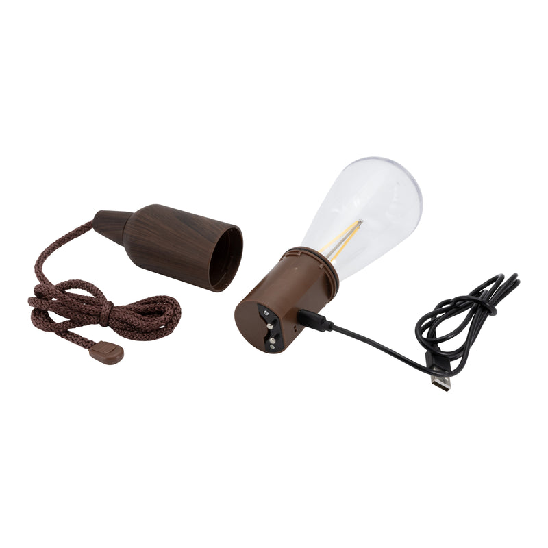 Load image into Gallery viewer, Securit Lighting - Wireless Hanging Parasol Lamp Copenhagen - Brown - Pack of 6
