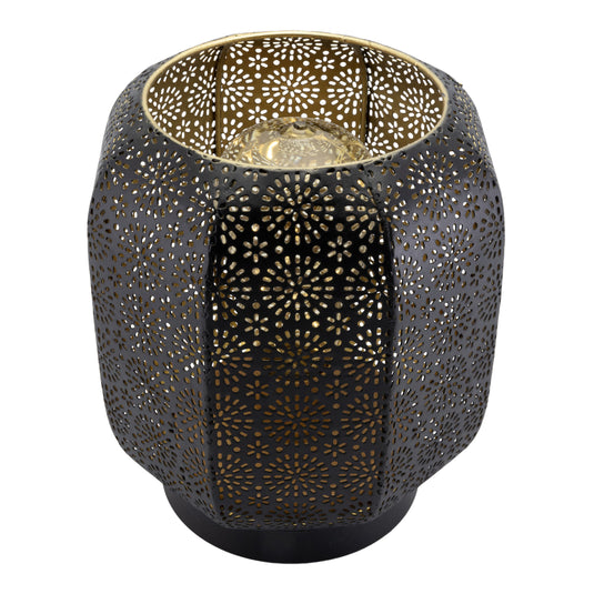 Securit Lighting Set - Marrakech Table Lamps Black & Gold (Pack of 6) + 10-Port Multicharger