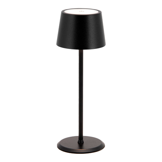Securit Lighting Set - Monte Carlo Table Lamps Black (Pack of 8) + 10-Port Multicharger