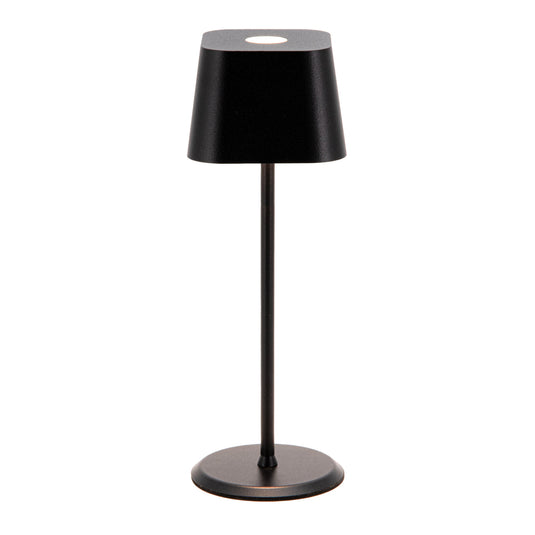 Securit Lighting Set - Malta Table Lamps Black (Pack of 8) + 10-Port Multicharger