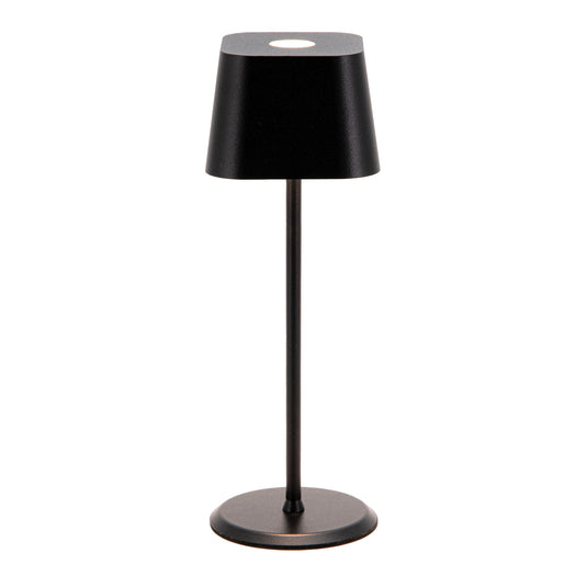 Securit Lighting - Wireless Table Lamp Malta in Black - Pack of 8