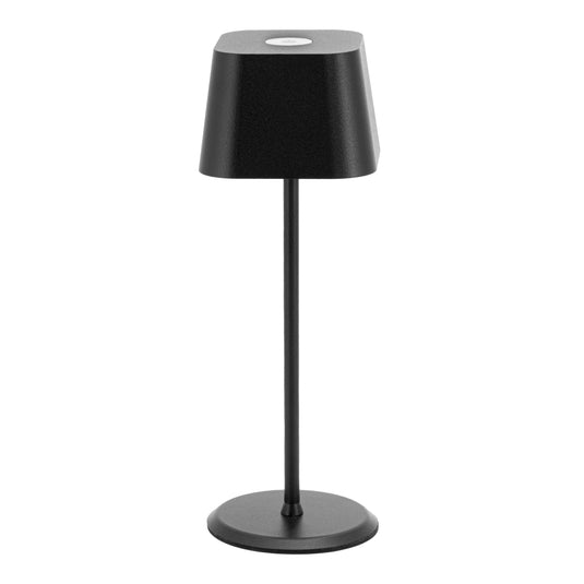 Securit Lighting - Wireless Table Lamp Malta in Black - Pack of 8