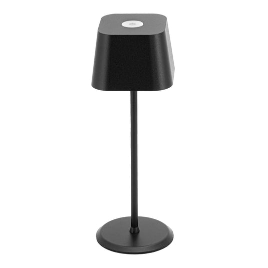Securit Lighting - Wireless Table Lamp Malta in Black - Pack of 8