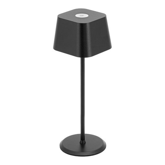 Securit Lighting - Wireless Table Lamp Malta in Black - Pack of 8