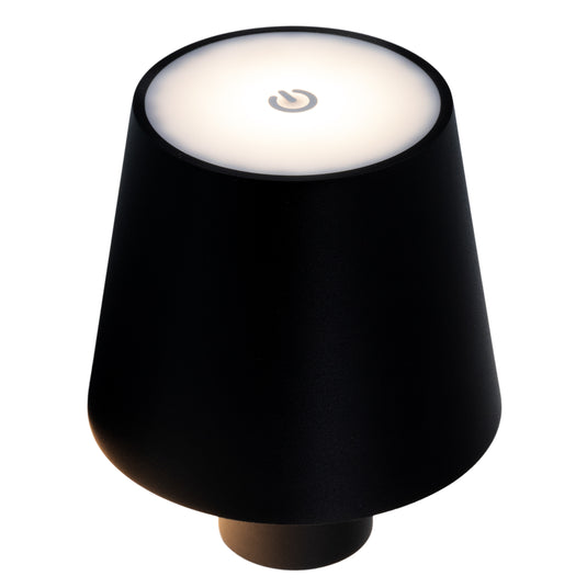 Securit Lighting - Wireless Table Bottle Lamp Paris in Black - Pack of 8