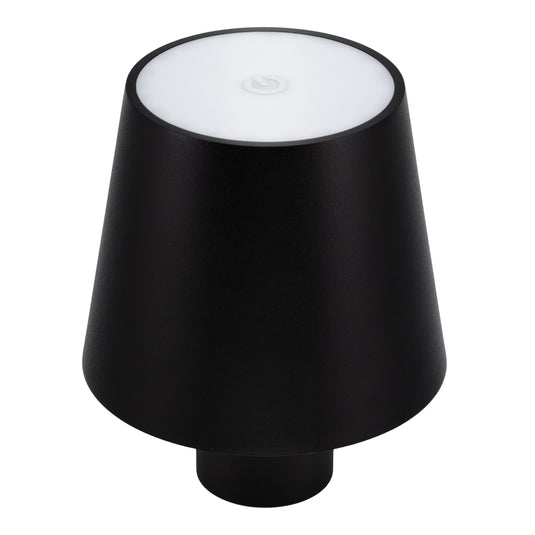 Securit Lighting - Wireless Table Bottle Lamp Paris in Black - Pack of 8