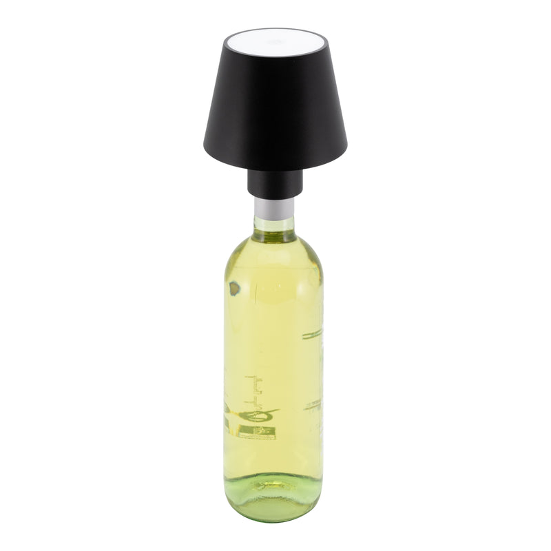 Load image into Gallery viewer, Securit Lighting - Wireless Table Bottle Lamp Paris in Black - Pack of 8
