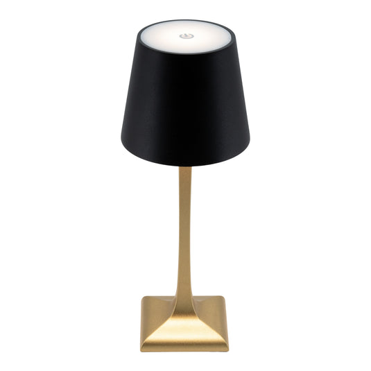 Securit Lighting Set - Roma Table Lamps Gold & Black (Pack of 6) + 10-Port Multicharger