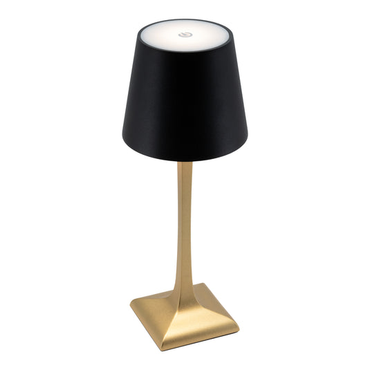 Securit Lighting - Wireless Table Lamp Roma in Gold & Black - Pack of 6