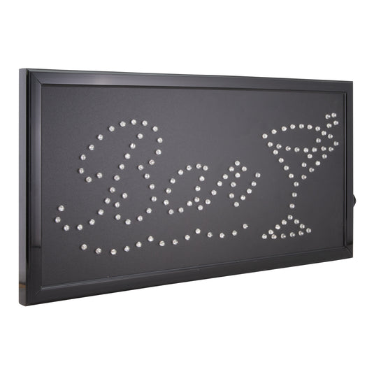 Securit Wall - Led - Black 24x48x2cm