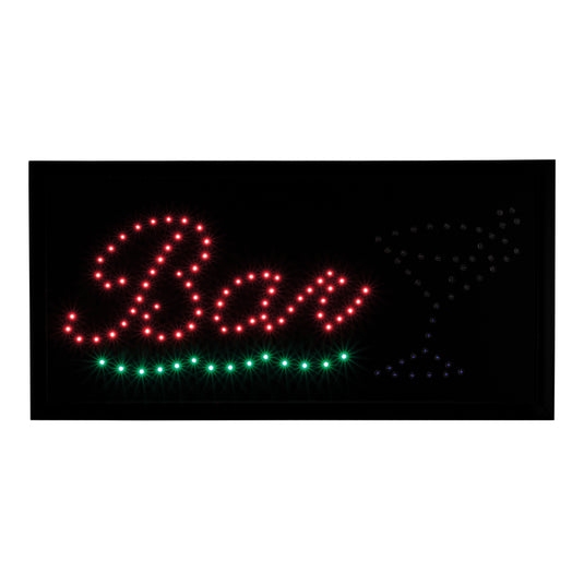 Securit Wall - Led - Black 24x48x2cm