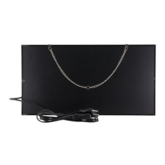 Securit Wall - Led - Black 24x48x2cm