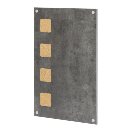 Securit Wall Board - Living Wall Cork/Chalk - Grey 58x38x1,5cm