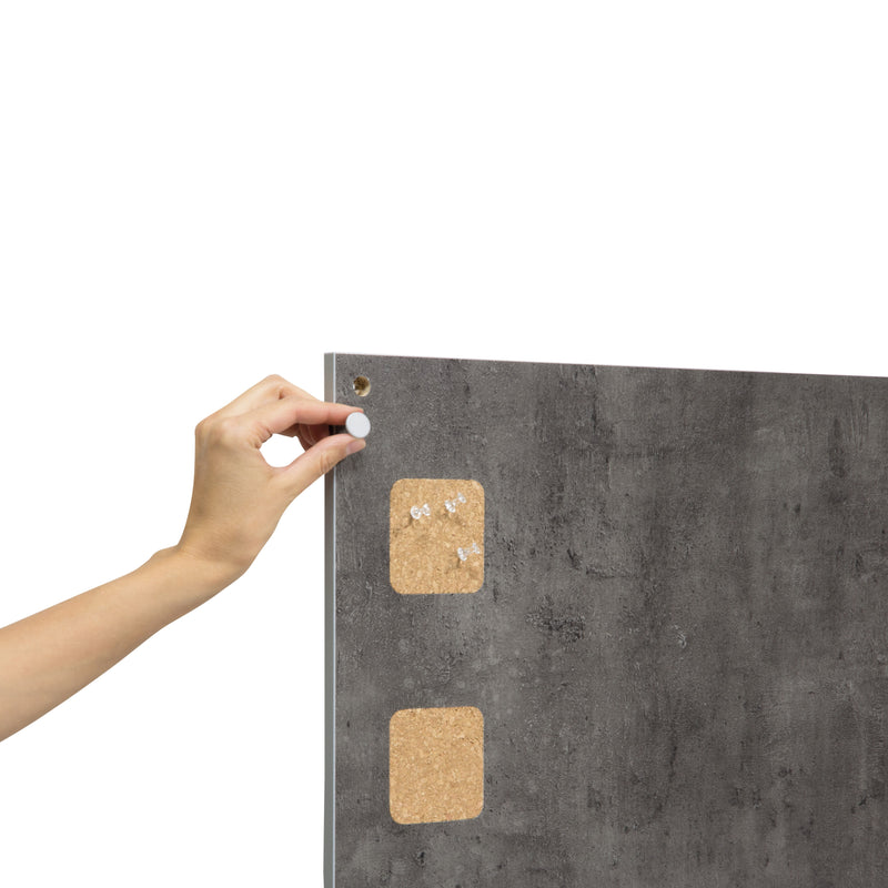 Load image into Gallery viewer, Securit Wall Board - Living Wall Cork/Chalk - Grey 58x38x1,5cm
