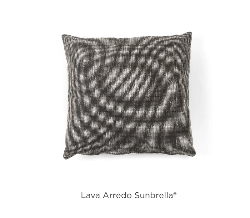 Load image into Gallery viewer, Nardi Maximo outdoor cushion, 50x50 cm, Sunbrella fabric, lava color, designed for outdoor furniture and patio seating.
