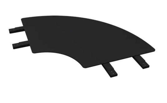 Fermob Liquorice Bolder Connecting Table Top showing a sleek, modern outdoor table surface with a smooth, dark finish.
