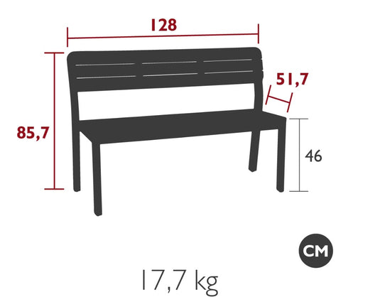 LODGE Solid Teak 2/3-Seater Outdoor Bench