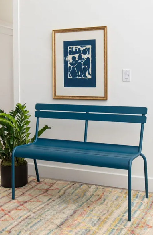 Luxembourg 2/3-seater Bench with backrest - Custom Wood Designs Luxembourg 2/3-seater Bench with backrest made from [material] – Ideal for [use_case] | Custom Wood Designs
