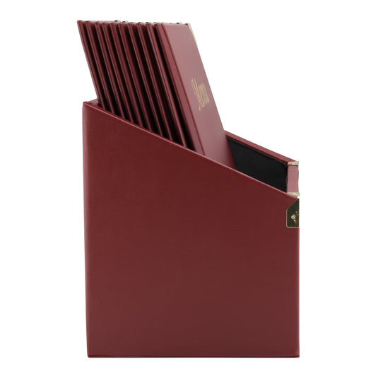 Securit Menu Holders - Boxes Basic - Wine Red 30,5x27x20cm - Pack of 2