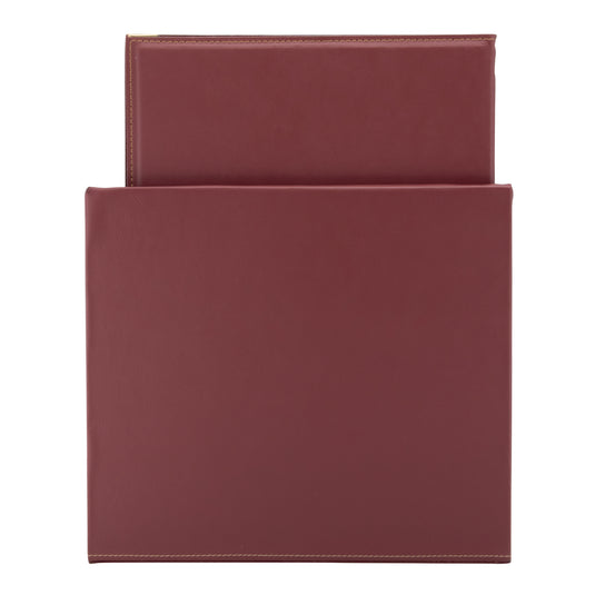 Securit Menu Holders - Boxes Classic - Wine Red 35x28x19,8cm - Pack of 2
