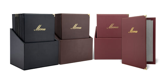 Securit Menu Holders - Boxes Classic - Black 35x28x19,8cm - Pack of 2