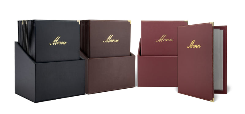Load image into Gallery viewer, Securit Menu Holders - Boxes Classic - Brown 35x28x19,8cm - Pack of 2
