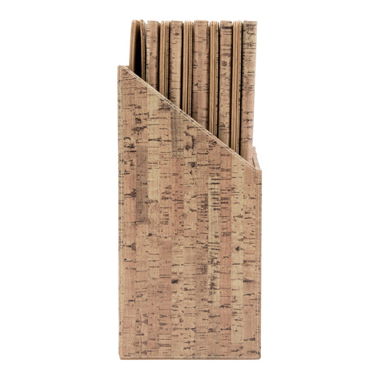 Securit Menu Holders - Boxes Design - Cork 35,2x27x14,6cm - Pack of 2