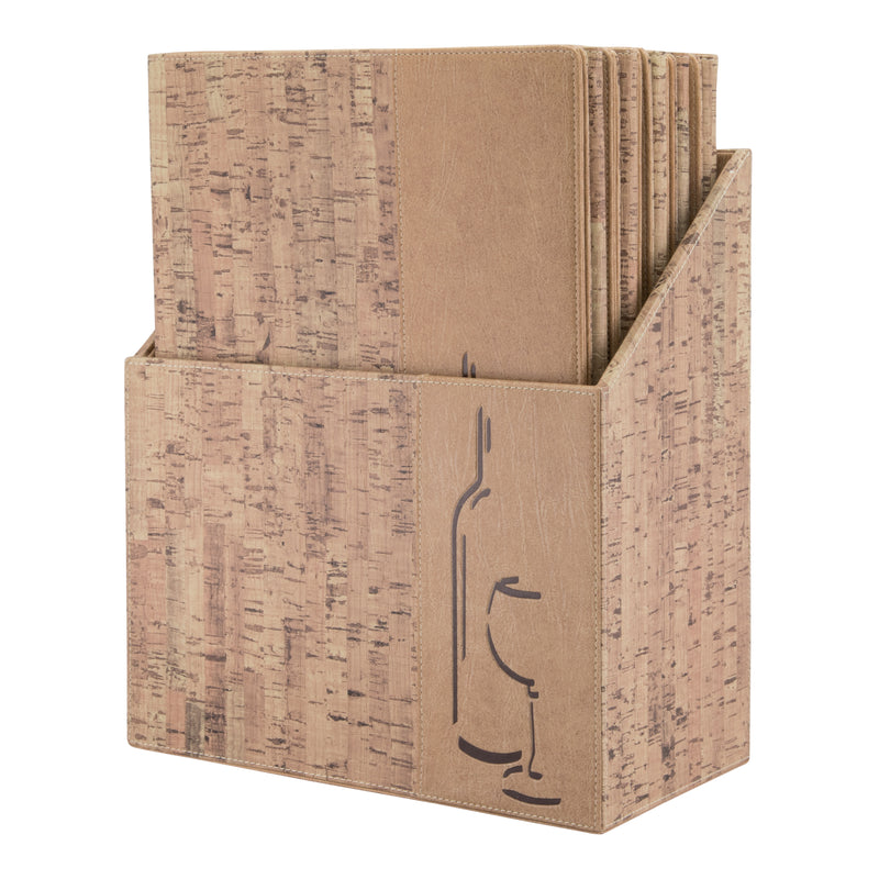 Load image into Gallery viewer, Securit Menu Holders - Boxes Design - Cork 35,2x27x14,6cm - Pack of 2
