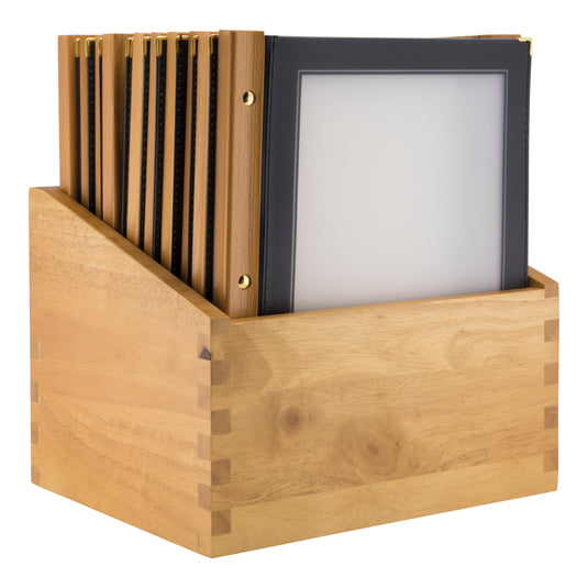 Securit Menu Holders - Boxes Wood - Black 33,7x30,1x24,6cm - Pack of 2
