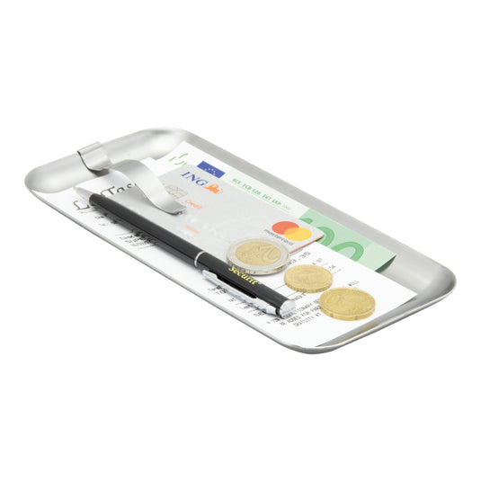 Securit Menu Holders - Bill Presenter - Stainless steel 18,5x9,5x1cm - Pack of 10