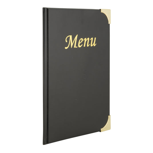 Securit Menu Holders - Basic - Black 23,5x16,5x0,8cm - Pack of 10