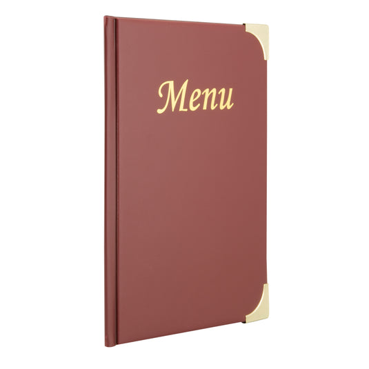 Securit Menu Holders - Basic - Wine Red 23,5x16,5x0,8cm - Pack of 10